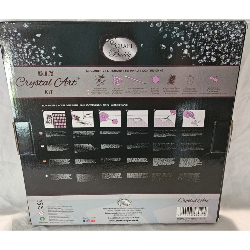 Craft Buddy DIY Crystal Art Kit Spell Weaver Anne Stokes 30x30cm New Sealed...